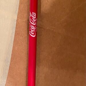 Vintage 70s 1970s Coca-Cola Coke Red Pencil unused eraser unsharpened unused NEW
